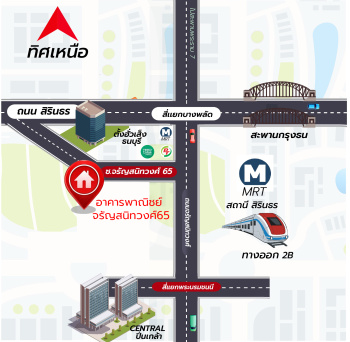 *****อาคารพาณิชย์มือสอง โครงการ จรัญสนิทวงศ์65 เนื้อที่ 15 ตร.ว. พื้นที่ใช้สอย 200 ตร.ม. ฟังก์ชัน 3 ห้องนอน 2 ห้องน้ำ 1 ที่จอดรถ บนทำเลเดินทางสะดวก เชื่อมต่อถนนจรัญสนิทวงศ์, ถนนสิรินธร,ถนนราชวิถี,ถนนบรมราชชนนี ใกล้รถไฟฟ้าสายสีน้ำเงิน "สถานีสิรินธร"